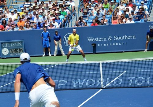 tennis players at the Western and Southern Open is one of the top sports in cincinnati