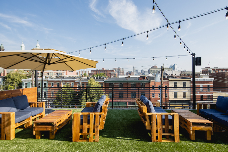a top brewery to visit is this rooftop beer garden at braxton brewing