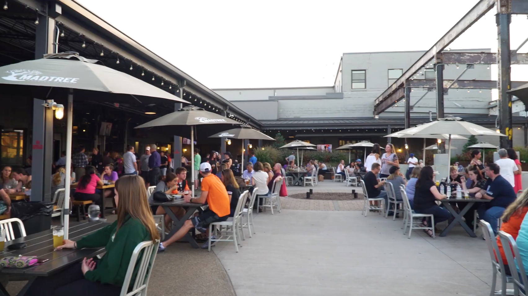 Madtree Brewery outside patio is a top brewery to visit in cincinnati