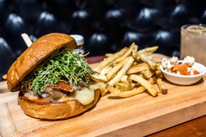 burger and fries from one of many many cincinnati's burger spots